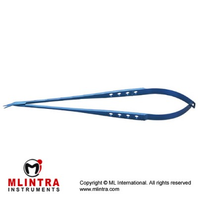 Potts Style Scissors Flat handle,short fine blades 25° angle,20.3cm 